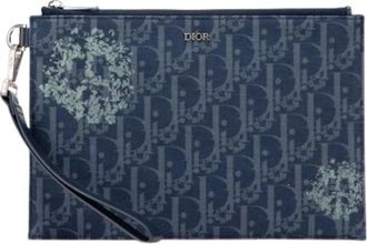 Dior Pre-owned Clutches, female, Blue, Size: ONE SIZE Pre-owned Clutch
