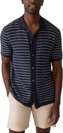 Faherty Cashmere-Blend Sweater Shirt