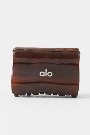 Alo | Effortless Claw Clip in Brown Tortoise