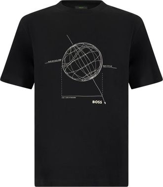 HUGO BOSS Tops, Heren, Zwart, XS, Katoen, League GRX T-shirt
