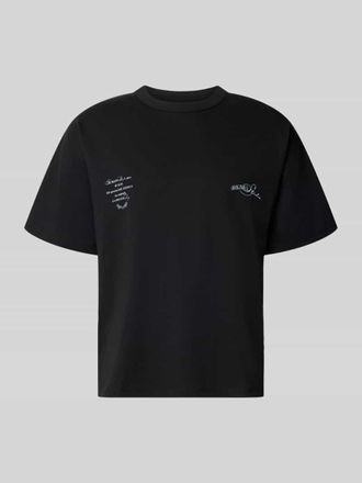 Jack & Jones Regular Fit T-Shirt mit &uuml;berschnittenen Schultern in Black, Gr&ouml;&szlig;e XXL