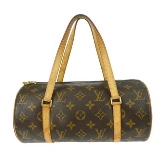 Louis Vuitton Papillon Monogram Canvas Brown Canvas Handbag (Pre-Owned)
