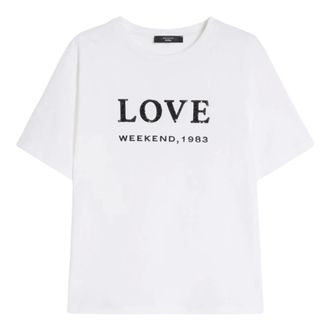 Max Mara Mujer, Camisetas, Beige, Talla: L