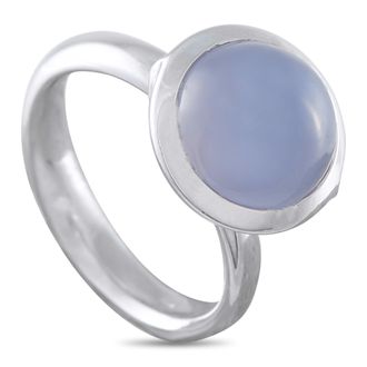 Tamara Comolli 18K White Gold Chalcedony Ring TC06-051526