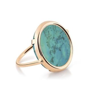 Ginette NY Disc Ring in Turquoise at Nordstrom, Size 7