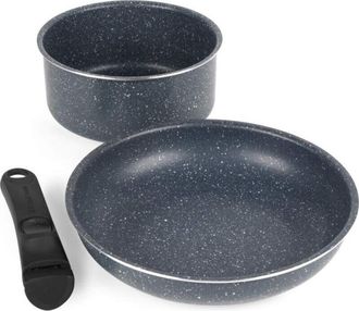 Russell Hobbs Juego De Inicio De 3 Piezas Con Clip Inteligente Russell Hobbs Rh03292 Nightfall Stone