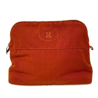Herm&egrave;s Pre-owned Bolide Pouch - Dames - Pre-owned - Oranje - Maat: ONE Size