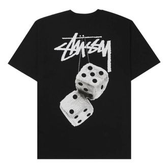 St&uuml;ssy Fuzzy Dice T-shirt Black 1904765-BLK