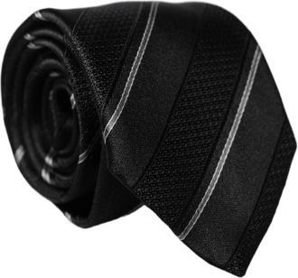 Dolce & Gabbana Stropdas - Heren - Stropdassen - Grijs - ONE Size - Accessoires