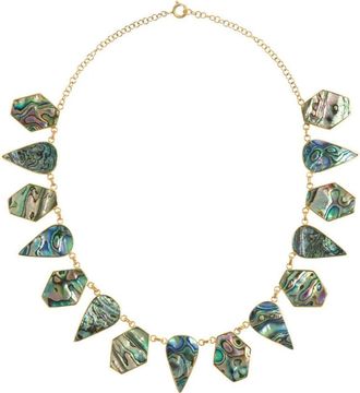 Freya Rose Warrioress Paua Necklace in Green at Nordstrom