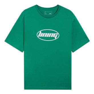 Li-Ning Fashion Logo T-shirt Green White AHSSA33-12
