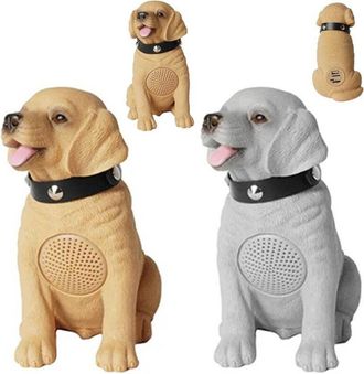 Trade Shop Altavoz Inal&aacute;mbrico Bluetooth Con Forma De Perro Speacker Radio Est&eacute;reo Port&aacute;til
