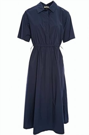 Herno Stretch Nylon Shirt Midi Dress