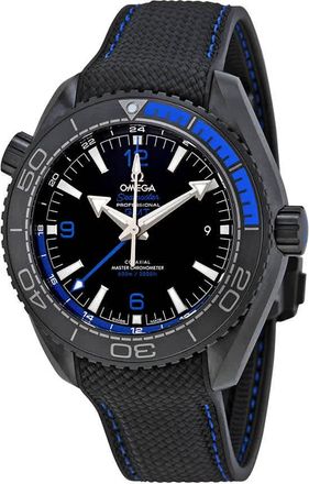 Omega Seamaster Planet Ocean Automatic Batman Bezel Mens Watch 215.92.46.22.01.002