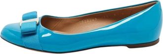 Ferragamo Donna, Scarpe, Blu, 38 EU, new