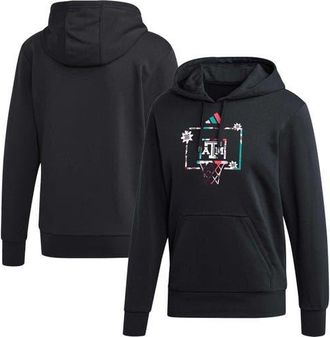 adidas Mens adidas Black Texas A&M Aggies Honoring Black Excellence Pullover Hoodie at Nordstrom, Size X-Large