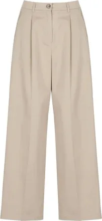 Marella Broeken, Dames, Beige, S, Emme Broek