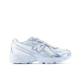 New Balance Bambino 740 Bungee Lace in Blu, Sintetica, Taglia 32.5