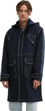 Desigual Uomo, Cappotti, Blu, S, new