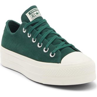 Converse Chuck Taylor All Star Lift Oxford Sneaker in Branch Out/Egret at Nordstrom Rack, Size 10.5