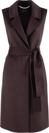 Nenette Gilets - Dames - Jassen - Bruin - Maat: L Wol
