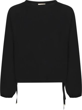 Herno Lange Mouwen Blouse - Dames - Sweatshirts - Zwart - 2XL - Hoodies & sweatvesten
