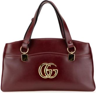 Gucci Pre-owned Gucci Large Leather Arli Shoulder Bag 550130 213317