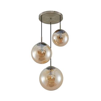 Lindby L&aacute;mpara Colgante teeja En Blanco De Vidrio - Lindby