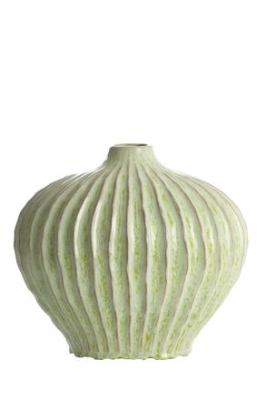 Light And Living Vaso De Cer&aacute;mica Light & Living Lorito Verde Menta - 35x21x30 Cm