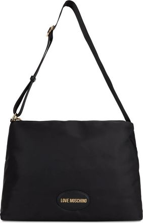 Love Moschino Schoudertas met Verstelbare Band - Dames - Schoudertassen - Zwart - ONE Size - Polyester - Tassen