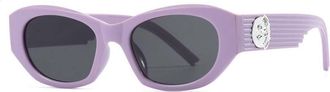 Generic Cool Style Trendy Sunglasses Polygon Shape UV400 Protection For Womens Sun Glasses Female Sunglass,Purple Gray 2026