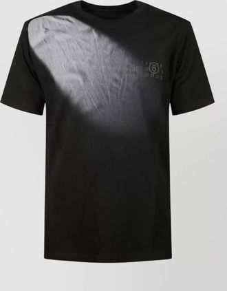 Maison Margiela graphic spray print crew neck t shirt