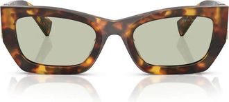 Miu Miu Sunglasses Mu09 Ws 14 L50 O Honey Brown/Green Women