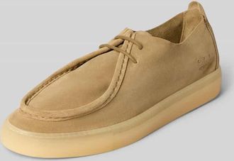 Copenhagen Loafer aus echtem Leder mit Logo-Detail in Sand, Gr&ouml;&szlig;e 40