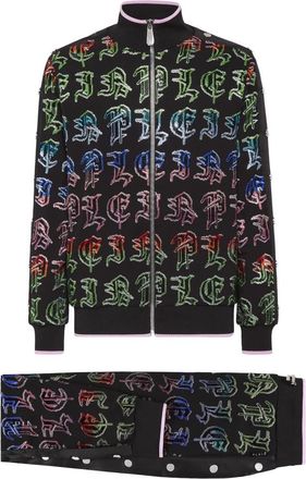 Philipp Plein Tracksuit Gothic Plein - Heren - Jumpsuits - Veelkleurig - 2XL - Katoen - Jumpsuits & Playsuits