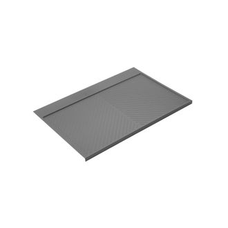 Emuca Protezione Fondo Lavello Per Mobile Da Cucina, M90, 867x580mm, Spessore Pannello 16mm, Tagliabile, Plastica, Antracite - Emuca