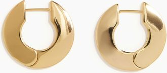 H&M Runde Ohrringe mit Goldplattierung - Goldfarben