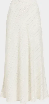Proenza Schouler Kaia Woven Stripe Midi Skirt