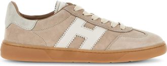 Hogan Low-Top Sneakers With Suede Leather And Contrasting Logo