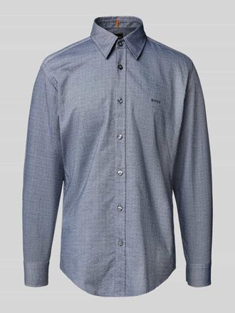 Boss Orange by Hugo Boss BOSS Orange Regular Fit Freizeithemd aus Baumwoll-Mix Modell RELEGANT in Marine, Gr&ouml;&szlig;e XL