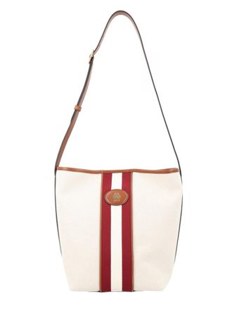 Bally White Sign Large Shoulder Bag