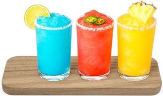 Final Touch 4 Piece Margarita and Frozen Drink Flight Tasting Set in Brown at Nordstrom