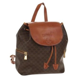 Celine Pre-owned Backpacks, female, Brown, Size: ONE SIZE Pre-owned Plastic Vintage Bag