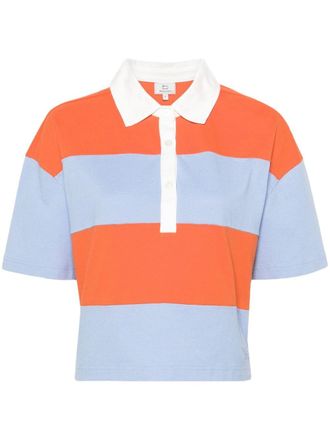 Woolrich Rugby striped polo shirt - Blue