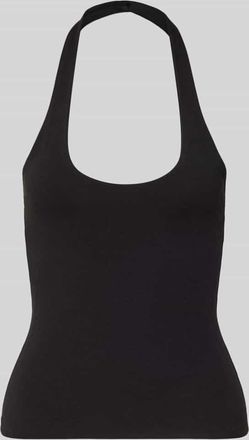 Review Figurbetontes Neckholder-Top mit Rundhalsausschnitt in Black, Gr&ouml;&szlig;e XL