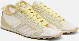 Jacquemus Tennis leather-trimmed sneakers