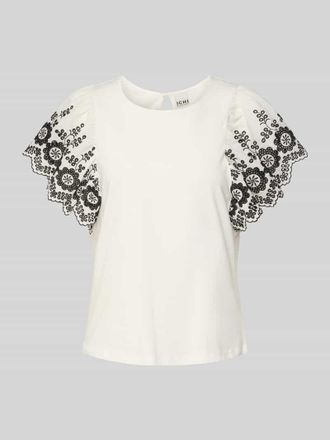 Ichi T-Shirt mit Rundhalsausschnitt Modell MALUI in Offwhite, Gr&ouml;&szlig;e XS