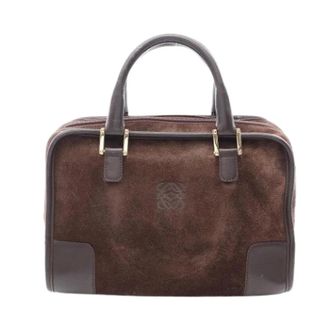 Loewe Pre-owned Suede Handbag - unisex - Loewe Pre-owned - Vintage Handbags - Brown - ONE SIZE - Pre-owned