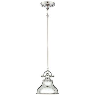 Loops 1 Bulb Ceiling Pendant Light Fitting Imperial Silver LED E27 100W Bulb in Metallics
