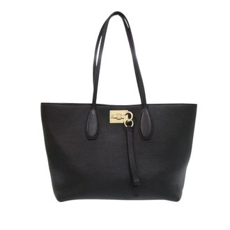 Ferragamo Pre-owned Ferragamo Grained Calfskin Studded Gancini Tote Ladies OP997D0LV9IFH05Z